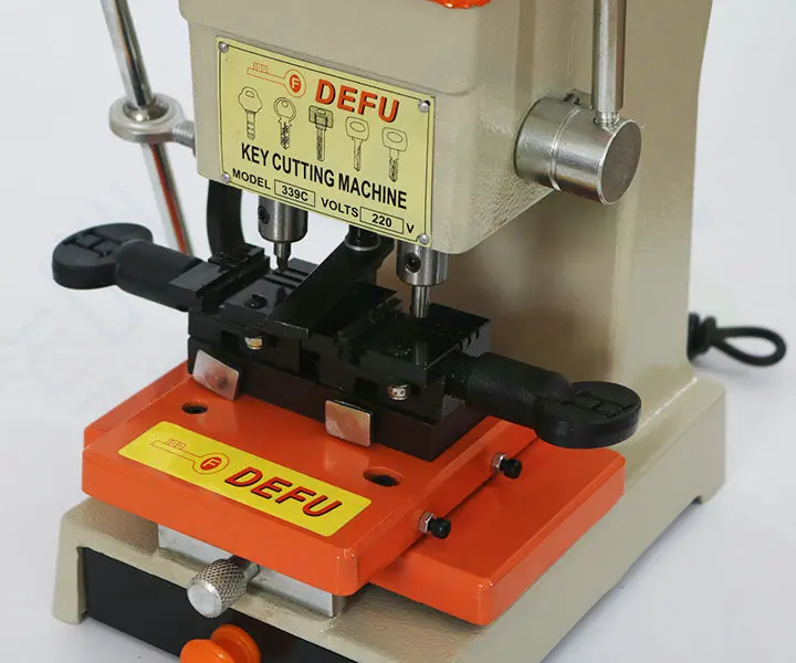 DeFu 339C Vertical Key Duplicated Machine For Tubular Key Dimple Keys, Wave Keys DF339C Copy Machine