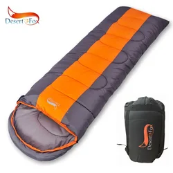 Desert&Fox Camping Sleeping Bag, 220x85cm Envelope Waterproof Shell Lightweight Sleeping Bag,Compression Sack for Hiking Travel