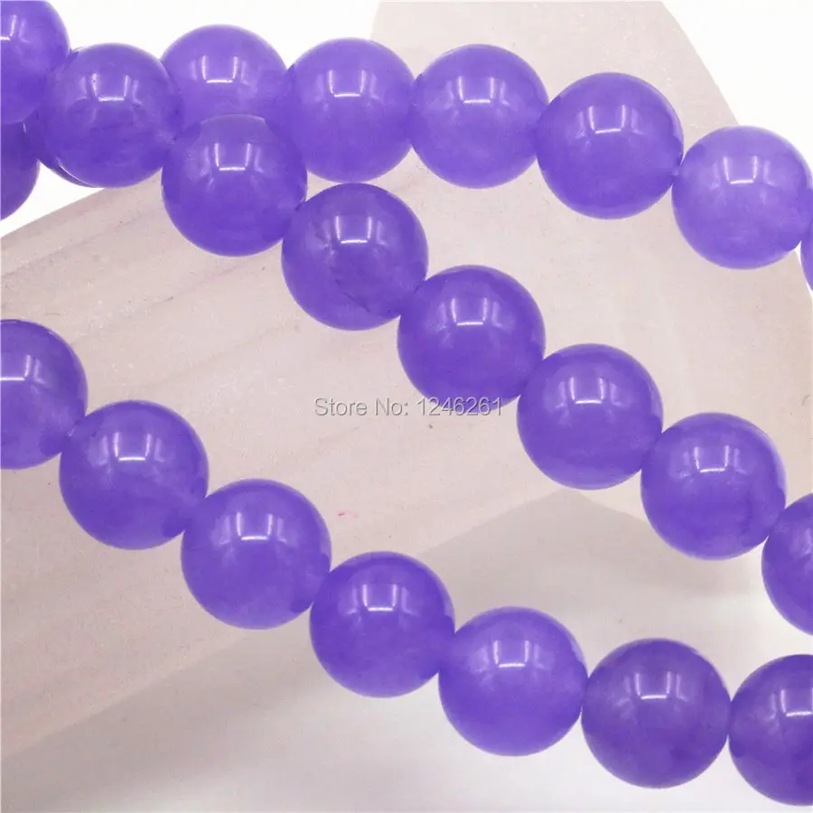 6mm 8mm 10mm 12mm Hot Sale Purple Alexandrite Tourmaline Crafts Loose DIY Round Beads Stone Women Jewelry Making Gifts Christmas