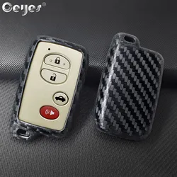 Ceyes Car Styling Key Covers Remote Accessories Case For Toyota Avensis Prius Crown Land Cruiser Prado For Subaru Protect Shells