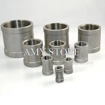 Złączka 3/8 "żeńska-3/8" 304 przyłącze gwintowane ze stali nierdzewnej łącznik rurowy NPT