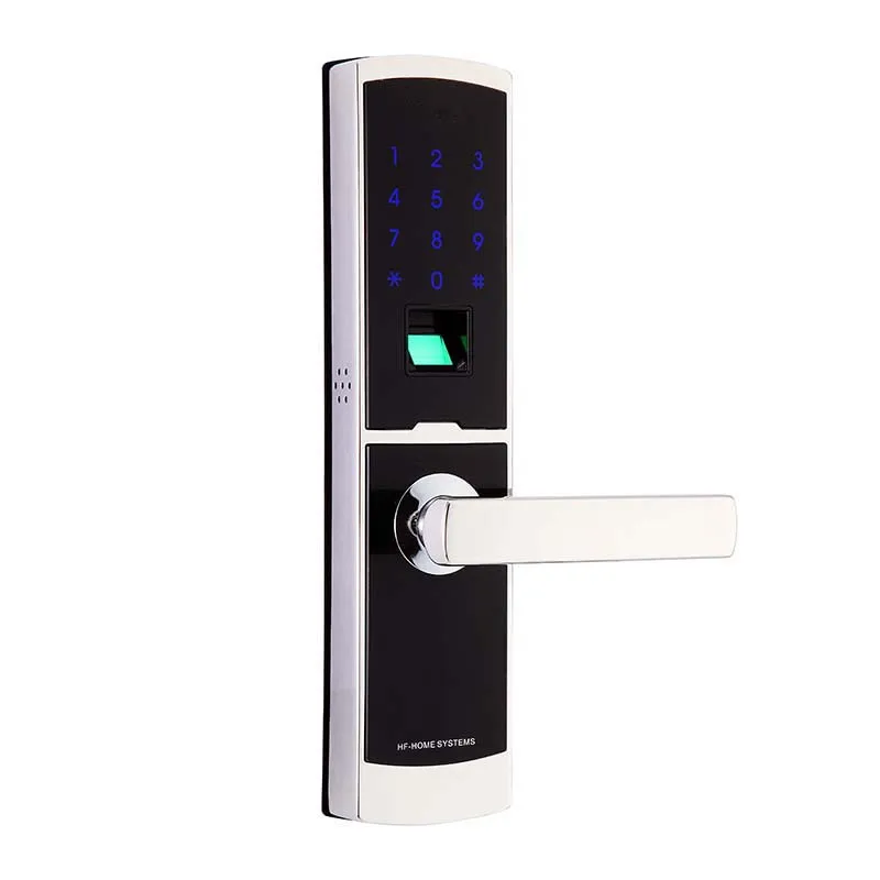 

LACHCO 2018 Electronic Door Lock Fingerprint Digital Keypad Touch Screen Password Card Smart Stainless Steel Door Lock L18010FS