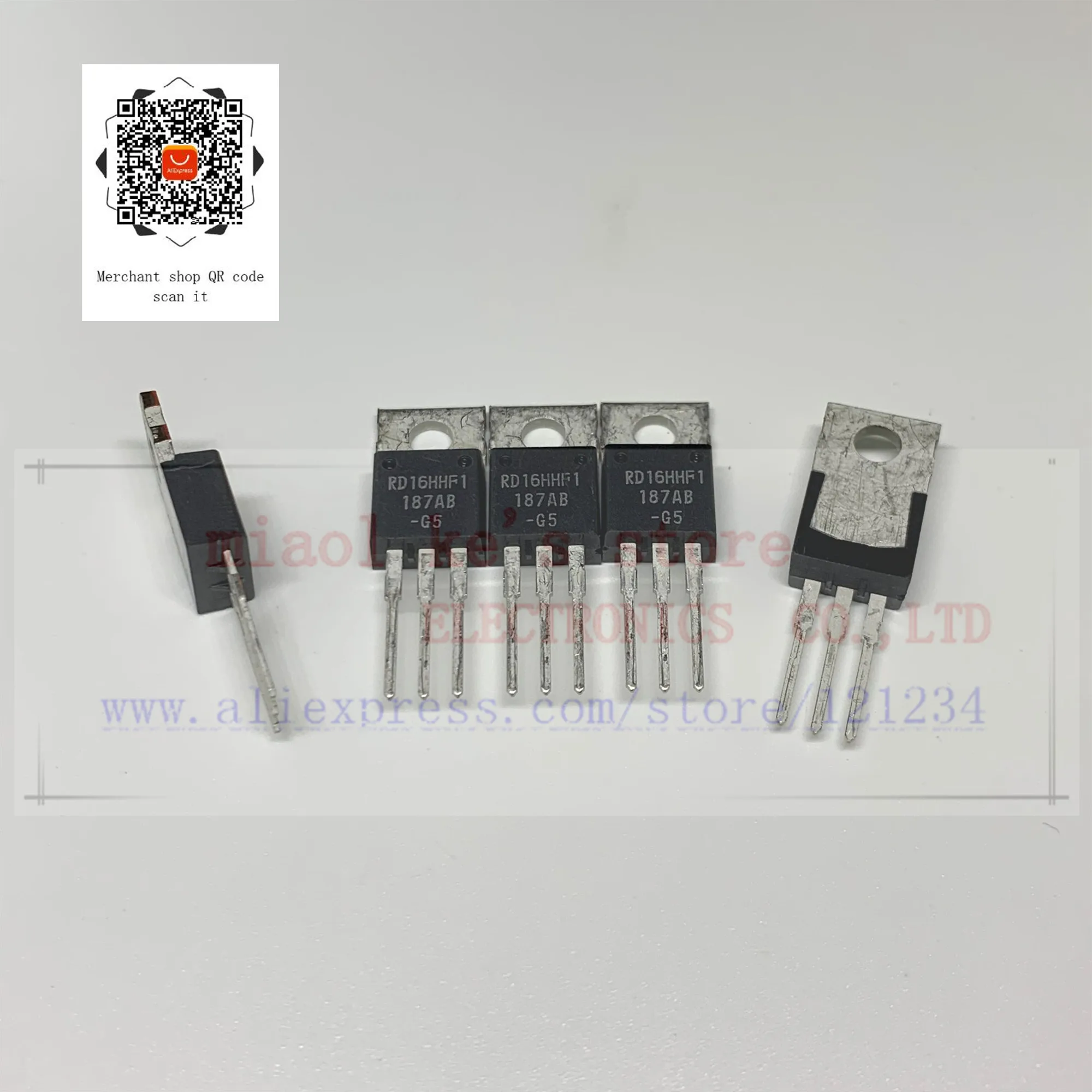 [5 sztuk] 100% nowy oryginał; RD16HHF1 RD16HHF1-501 RD16HHF1-101 [tranzystor MOSFET 30MHz, 16W]Zamieniony 2SC3133 2SC1945 2SC1969