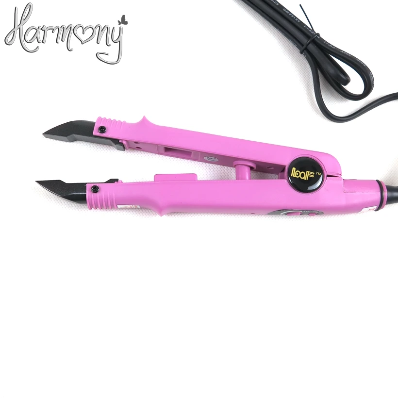 Black Pink new Fusion Hair Extension Iron Keratin Bonding Tool Adjustable Temperature Fusion Heat Connecto