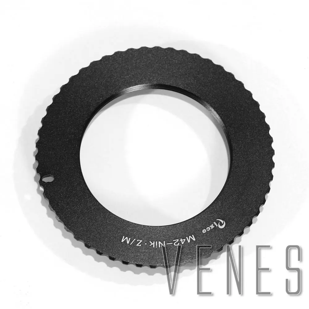 

Venes M42-Nik Z Ultra-slim Lens Mount Adapter Ring for M42 Lens to Suit for Nikon Z Mount Camera Z6, Z7