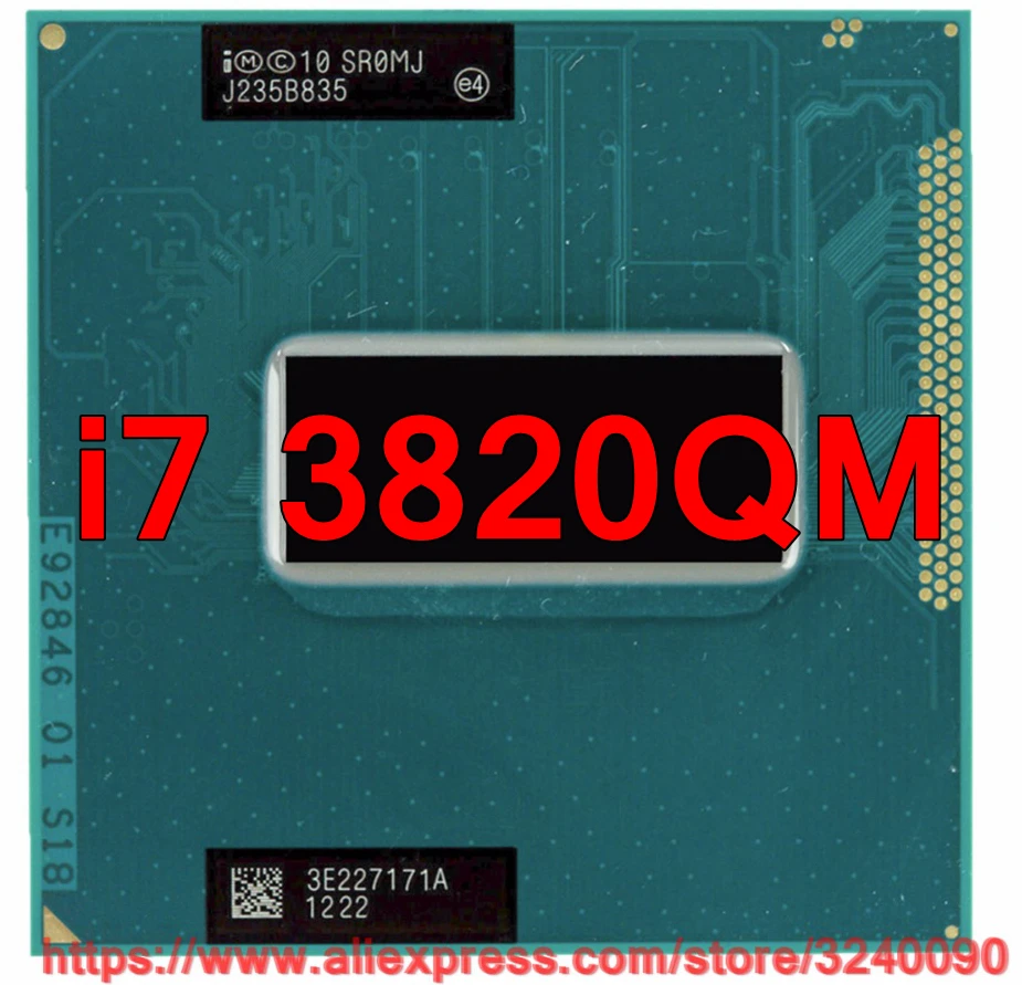 

Original lntel Core i7 3820qm SR0MJ CPU (8M Cache/2.7GHz-3.7GHz/Quad-Core) i7-3820qm Laptop processor free shipping