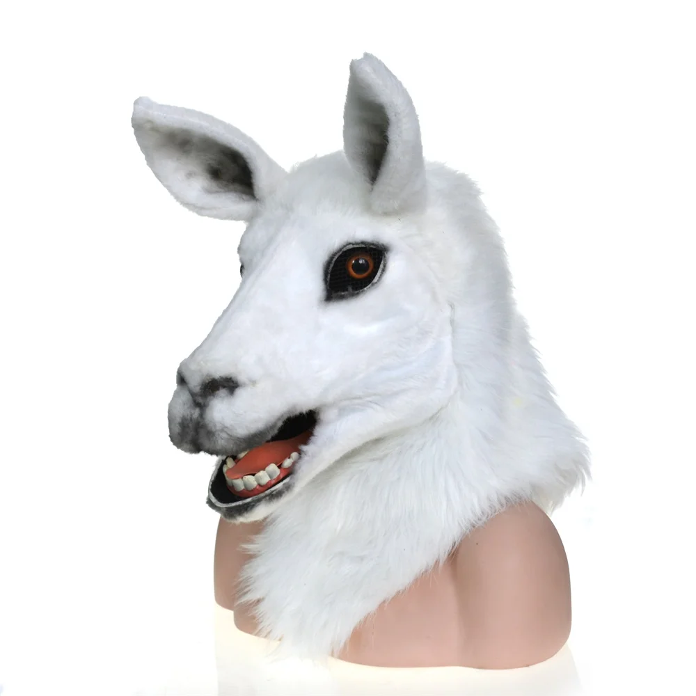 HuiTai Llama moving mouth mask export/ import manufacture factory to can  talk and sing mask