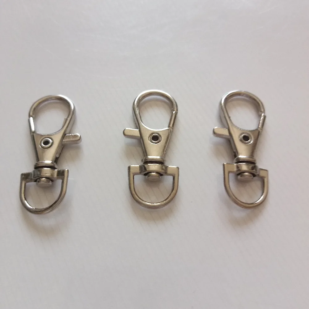 Hot 5pcs Metal Clasps Lobster Dog Collar Keychain Swivel Trigger Clips Snap Hook Leather Belt Strap Bag Buckles Diy Accessories