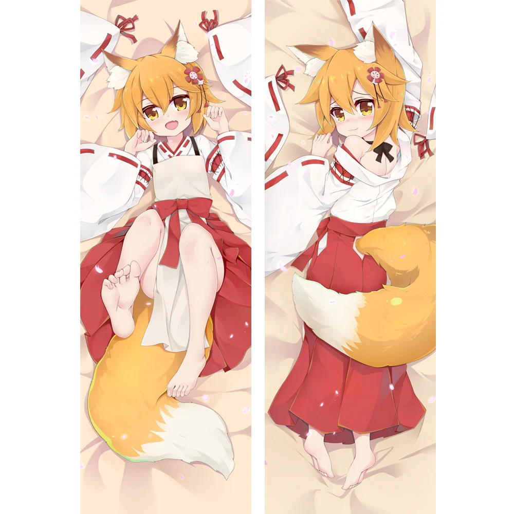 Anime dakimakura hugging body pillow case, The Helpful Fox Senko-san