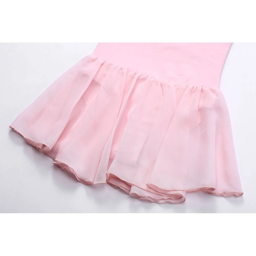 Pink Ballet Dress Kids Leotard Tutu Dance Wear Costumes Ballet Leotards for Girl Ballerina