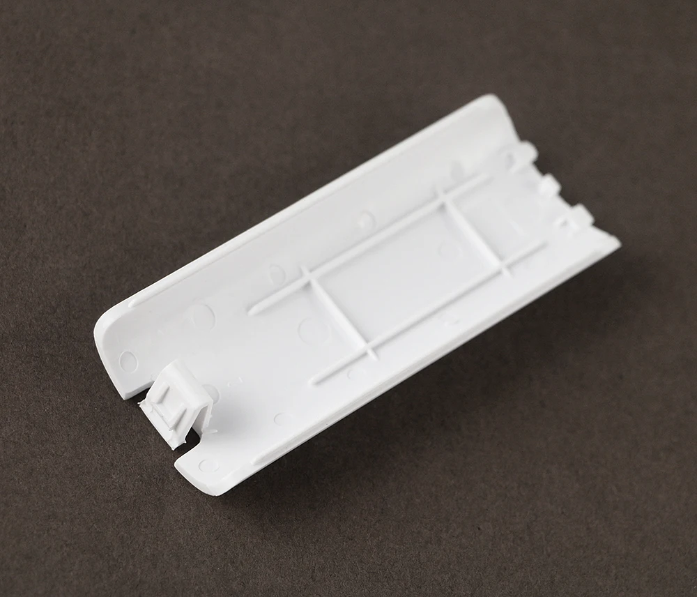 10 unids/lote funda de batería cubierta de carcasa de puerta trasera de batería para control remoto wii