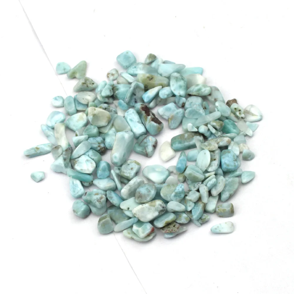 Chip Shape Natural Larimar Stone Beads Natural Gem Beads Diy Loose Beads For Jewelry Making One Package Wholesale