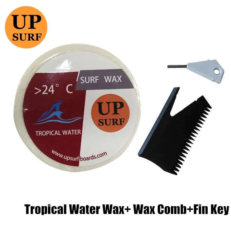 

surf natural wax comb+fin key+tropical Water Wax Surfboard wax for outdoor surfing sports