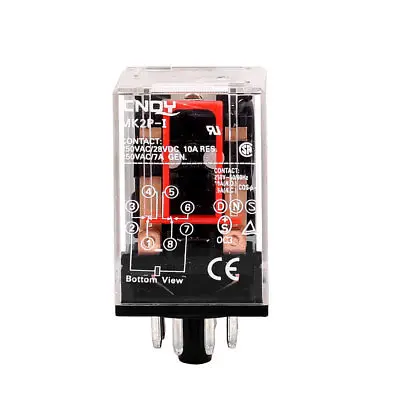 MK2P-1 AC 110V Coil Voltage 8-Pin DPDT Electromagnetic Power Relay