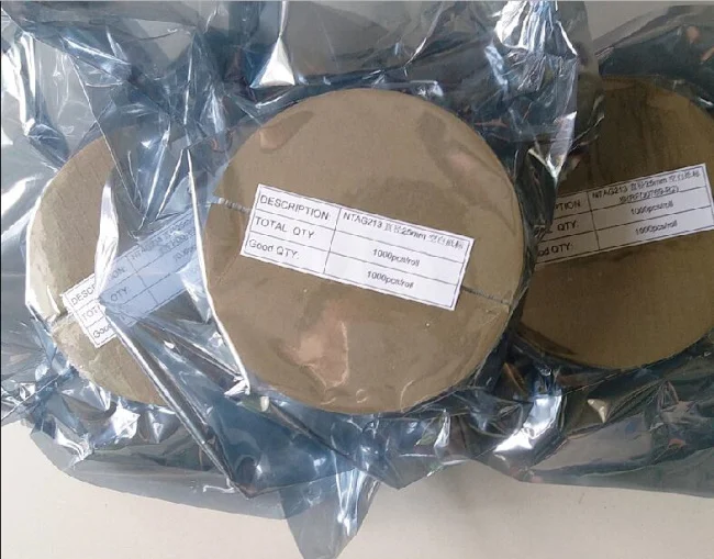 10 pz NFC Tag Sticker 13.56 MHz ISO14443A Ntag213 NFC Sticker Tag RFID