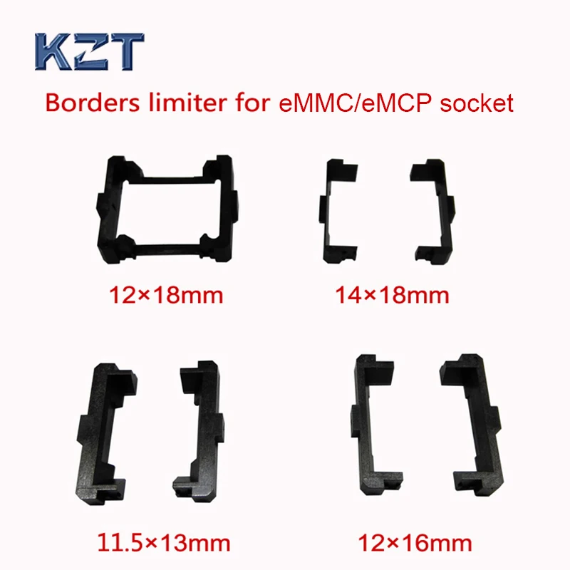 

eMMC/eMCP test Socket borders limiter,frame guider,11.5*13mm,12*16mm,12*18mm,14*18mm,for open top structure socket