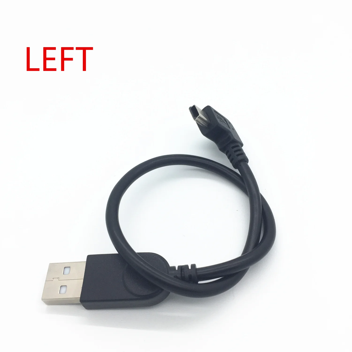  90 Degree Left Angle USB Type A Female To Mini B 5 Pin Male Cable Adapter