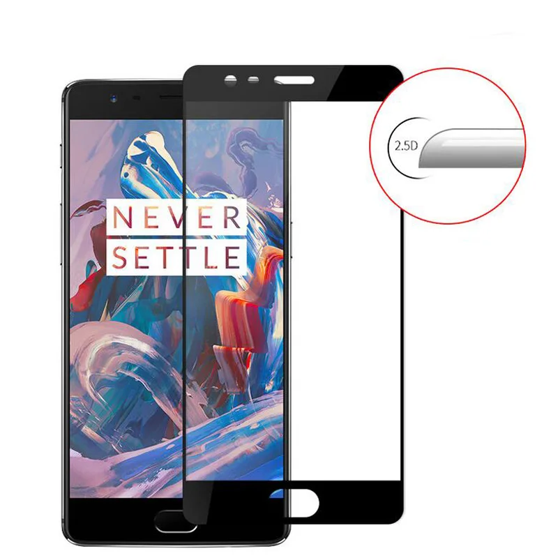 Full Cover Tempered Glass For Oneplus 7 Pro 5 6T Three 3 Screen Protector One Plus 6T 5 7Pro Explosion Proof Film