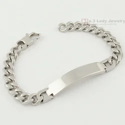 Gokadima 21.5cm, 9mm, Fashion Stainless Steel ID Bracelet Hand Chain Mens Jewellery New Arrivals, Wholesale WB055