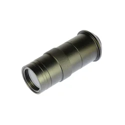 Microscope Lens 8X -100X Magnification Adjustable C-mount Lens Glass for Industrial Microscope Camera Magnifier