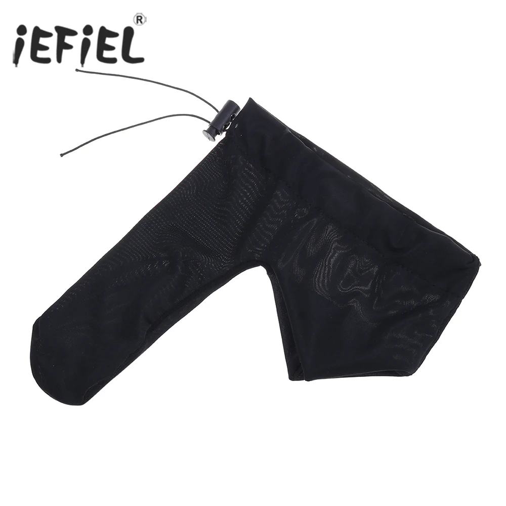 

iEFiEL Black 8 Colors Men Lingerie Night Penis Sheath Cover Tights Underwear with Cord Lock for Size Adjustment Underpants