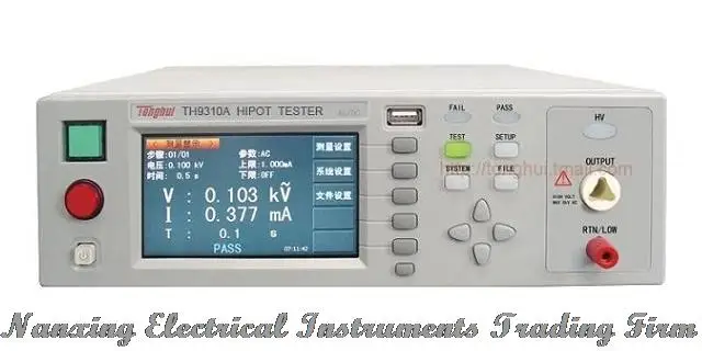 

Fast arrival TONGHUI TH9310A AC 0-5000V/DC 0-6000V Withstand Voltage Tester Hipot Tester AC/DC 20 mA/10 mA