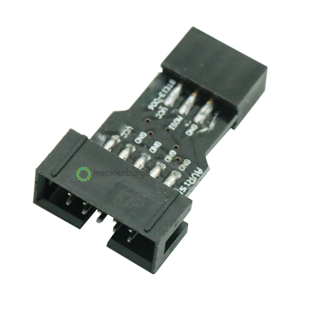 Standard 10Pin to 6Pin Adapter Converter for AVRISP MKII USBASP STK500 10-Pin Turn 6 Pin Module