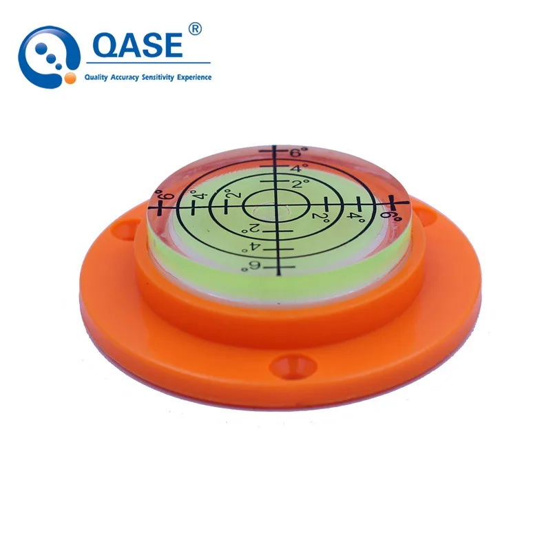 

(6 шт./лот) QASE Bullseye пузырьковый уровень Spirit Level круглый пузырьковый уровень с монтажными отверстиями