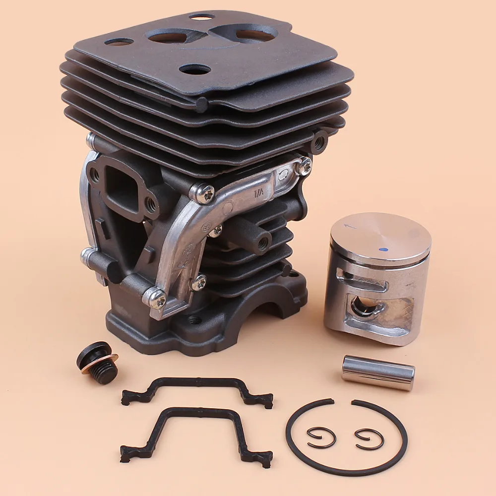 Cilindro Piston Plug Gasket Kit para motosserra, Peças de motor, HUSQVARNA 445 445e 450, 450 Rancher, 445 45cc, 444119902, 444119902, 42mm, Ferramentas de jardim