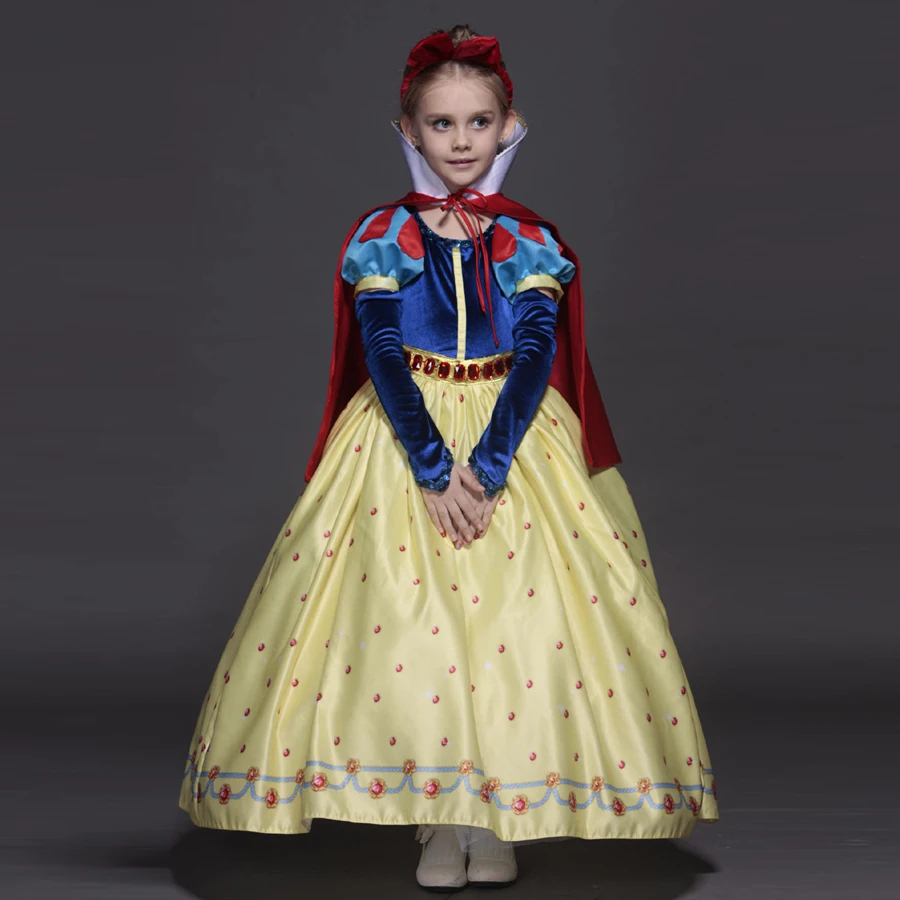 

New High quality Kids princess sofia dress for baby girls snow White Cosplay Costume children christmas party tutu dresses