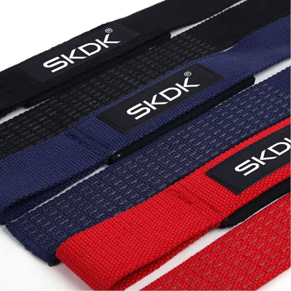 2Pcs Gewichtheben Handgelenk Riemen Kraft Training Einstellbare Nicht-slip Gym Fitness Hebe Strap Handgelenk Unterstützung Sport Grip Band – Detail 5