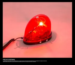 Luz de advertencia ámbar con forma de lágrima magnética, baliza giratoria de 12V, luz de emergencia para coche, camión, construcción de seguridad, nuevo