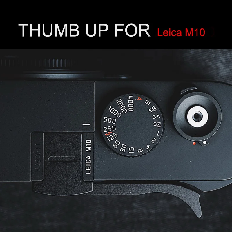 Hot Shoe Cover  Aluminum Thumb UP Metal Thumb Rest Thumb Grip For Leica M10