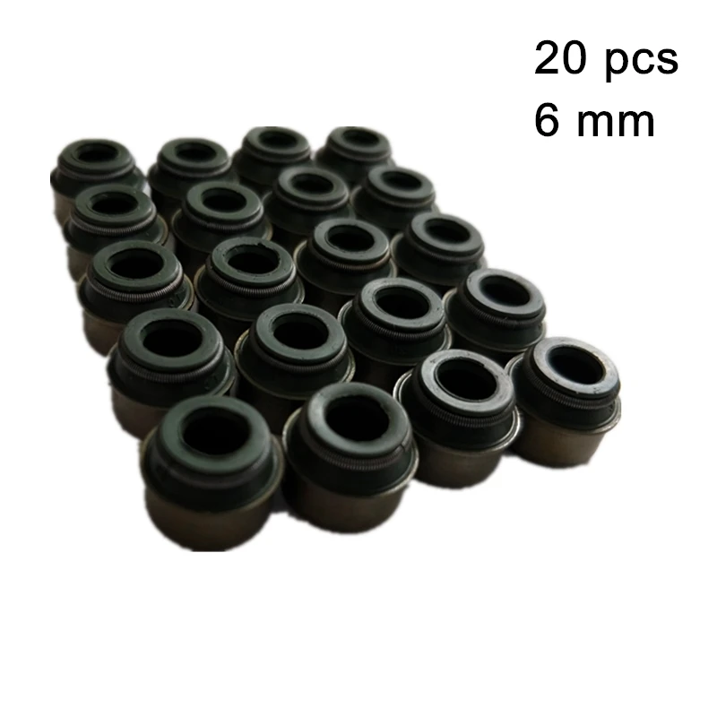 

BTAP 6mm Green Engine Valve Stem Oil Seal For AUDI A3 A4 A5 A6 A7 VW Jetta Golf Passat 1.8 1.8T 2.5 20V 036 109 675 A 036109675A