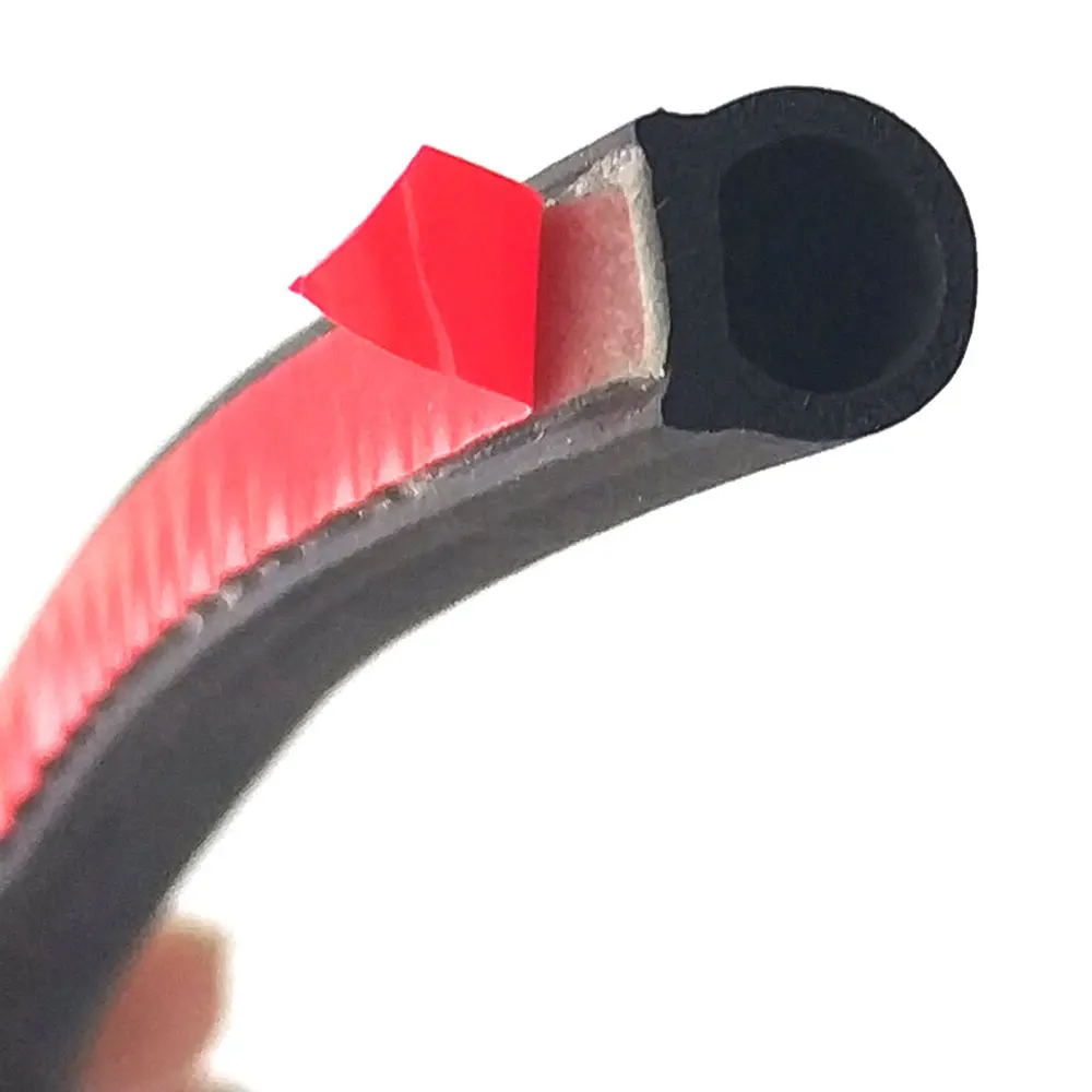 auto rubber seals 3 Meters Big D Type door sound insulation noise insulation waterproof trim dust isolation Car Sealing Strip