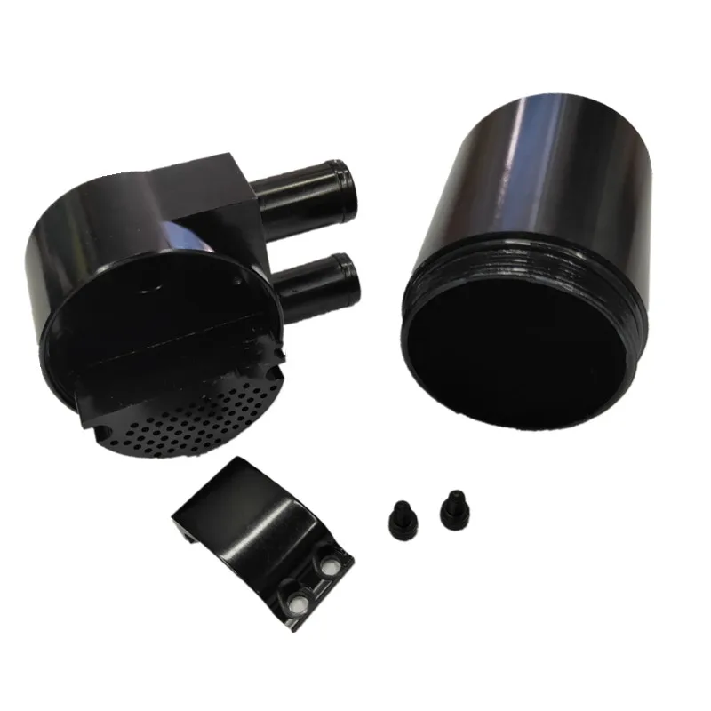 SPSLD High Performance Black Aluminum Alloy Reservior Oil Catch Can Tank for BMW N54 335
