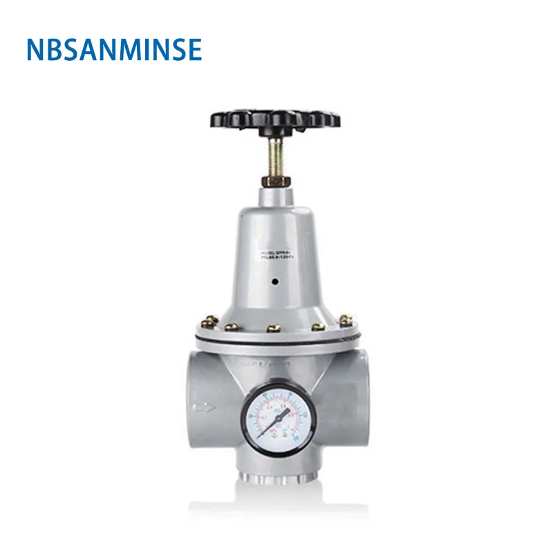 

NBSANMINSE Air Regulator QTY 1/4 3/8 3/4 1 1-1/4 1-1/2 2in Big Port size Regulator Valve Air Compressor Parts