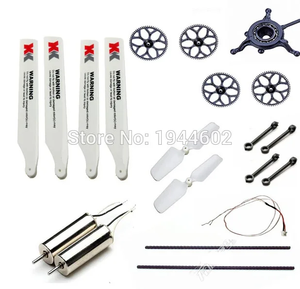 

Wltoys XK K110 RC Helicopter Parts Tail Motor/Main gear/Main blade/Tail rotor blade/Swashplate/Tail motor wire/Liner/Link