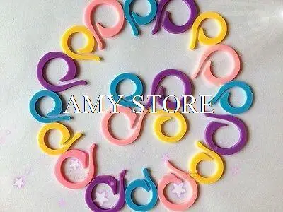 100pcs เปิด Stitch MARKER,ถัก/โครเชต์แถวผู้ถือ,2 ขนาด/สีผสม,เครื่องมือหัตถกรรม