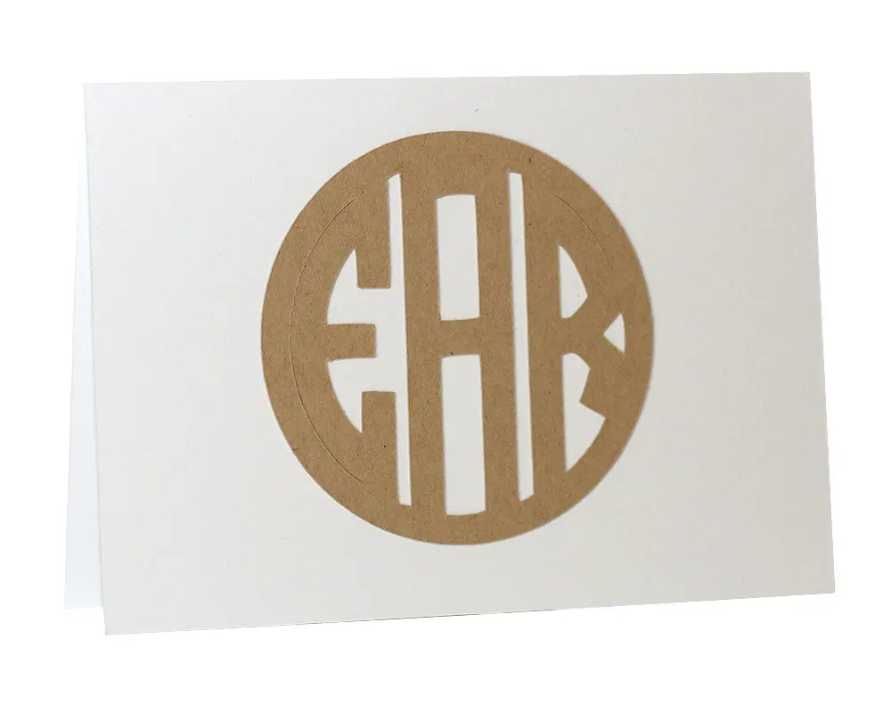 

Customized Circle Monogram Wedding Invitation, Invitations,Laser Cut Wedding Invitation, personalized printed folded cards