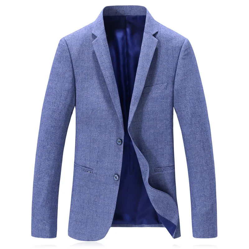 

2019 Spring New Style Single Breasted Jacket Blazer Men's High Quality Casual Business Woolen Blazer Coat