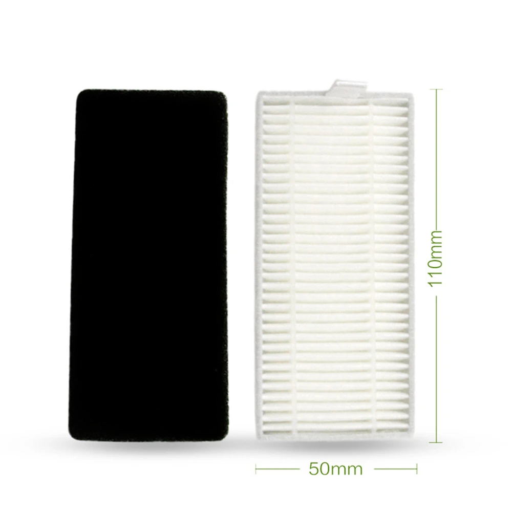 Side Brush Hepa Filter for NEATSVOR X500 Robot Vacuum Cleaner Mop Cloth Side Brush Hepa Filter Spare Parts Replacement Part