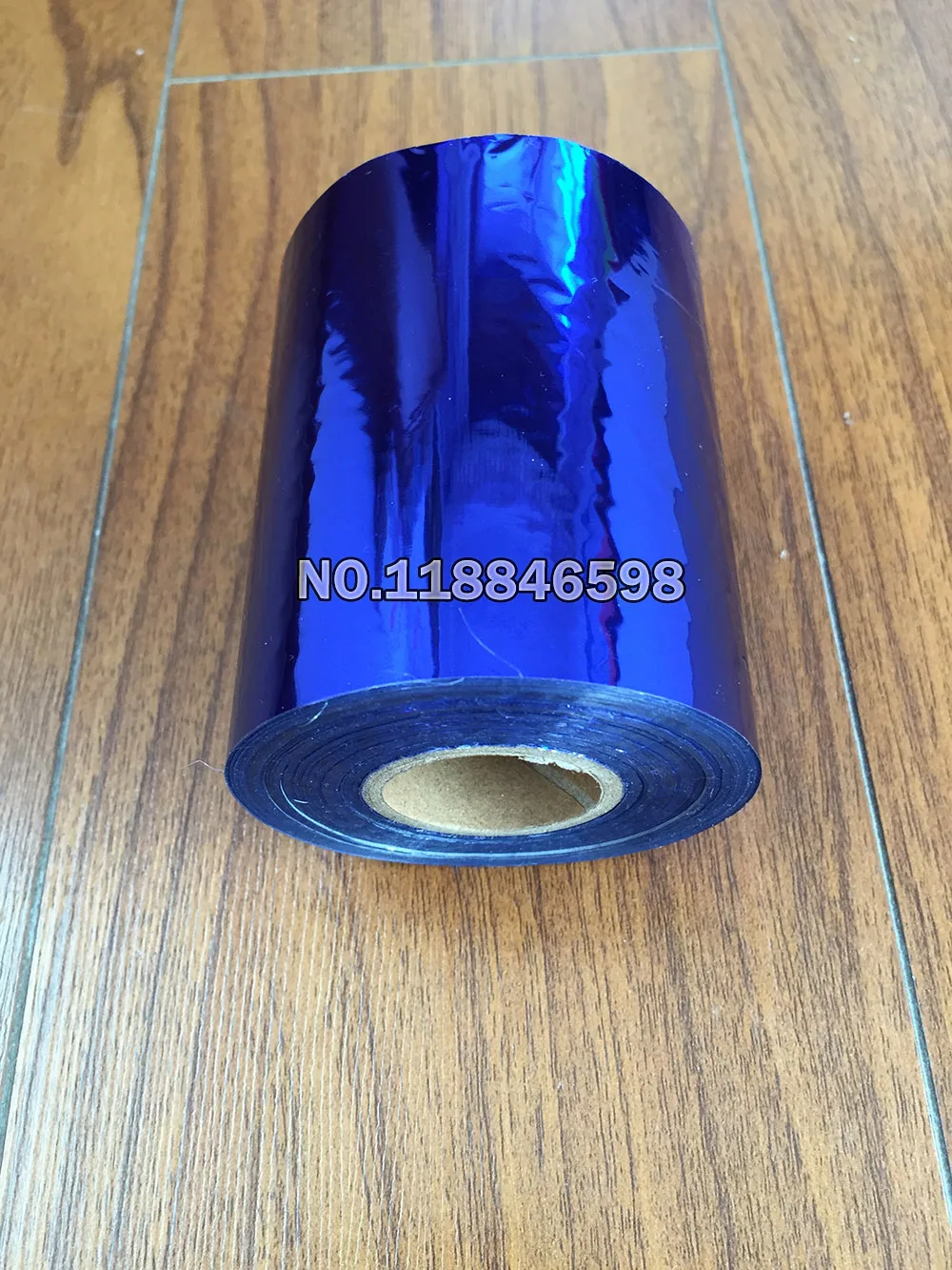 

8cm Width 120M Length Blue Beautiful Color Foil Paper Hot Stamping Box/Plastic/PPC/PVC/PP Material Free Shipping