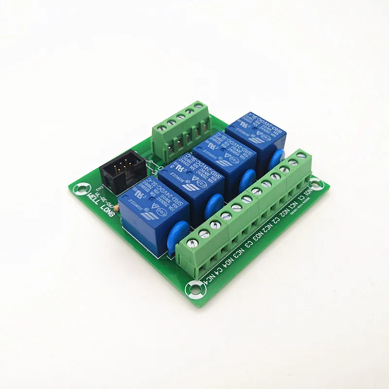 4 Channel NPN Type 48V 10A Power Relay Interface Module,SONGLE SRD-48VDC-SL-C Relay.