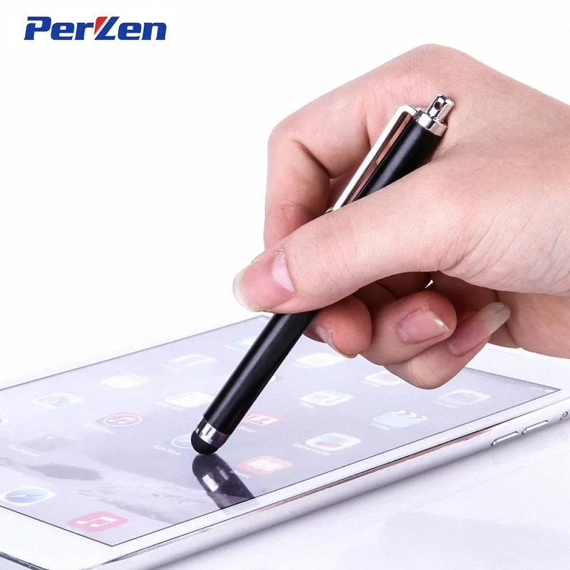 capacitive stylus pen for iphone 6s plus Metal capacitive touch pen pens for samsung S6 10000pcs/lot