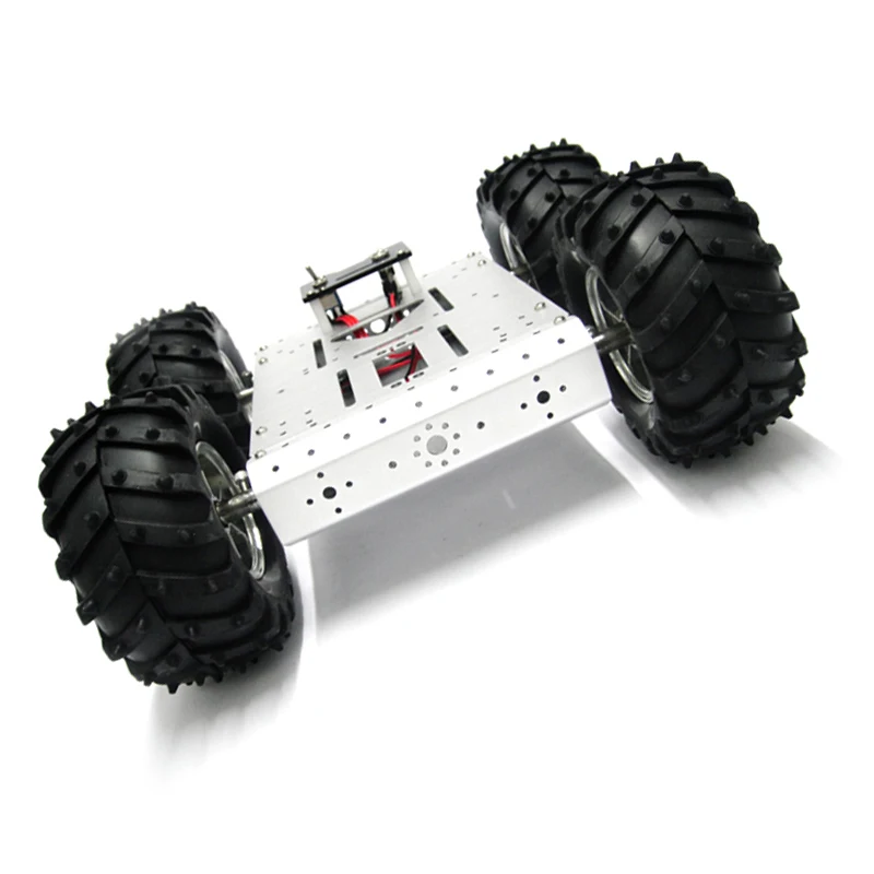 4WD Smart Robot Car Chassis Platform with High Hardness of Steel for Arduino