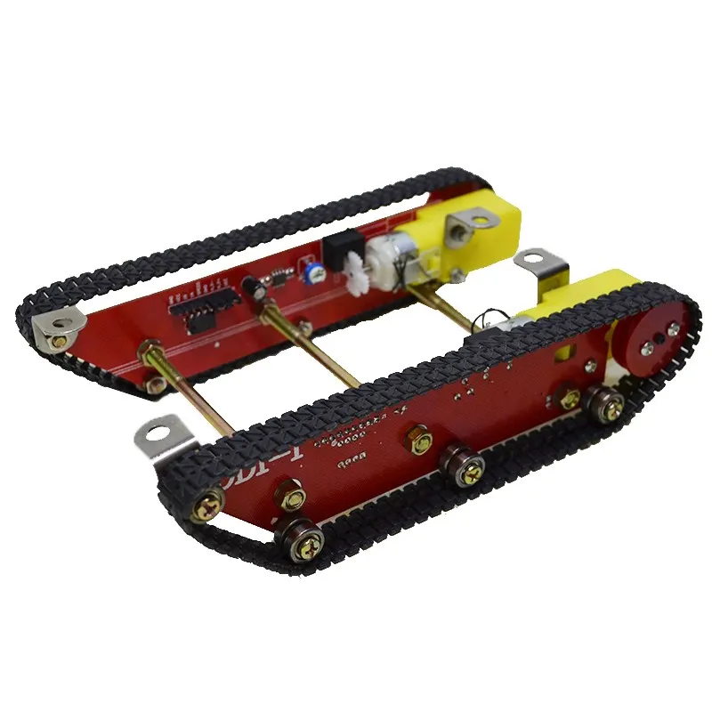 Smart Robot Tank Car Chasis kits caterpillar Crawler chassis track Integrated 2 motor dd1-1 for Arduino