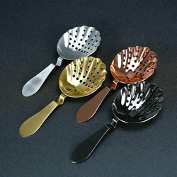 Vintage Julep Cocktail Strainer Shell Shape Strainer Cocktail Mixing bar tools