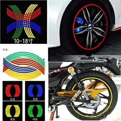 Car-styling Wheel Rim Reflective Sticker For Lexus ES250 RX350 330 ES240 GS460 CT200H CT DS LX LS IS ES RX GS GX-Series