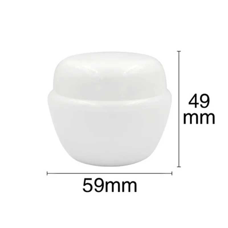 1Pc 50g Il Mio Bottiglie Riutilizzabili Mini Vasi Barattolo Vuoto di Trucco Cosmetico Coperchio Interno Viso Crema Contenitore Balsamo per le labbra